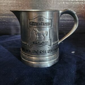 1970's White Horse Scotch Whiskey Peweter Mug
